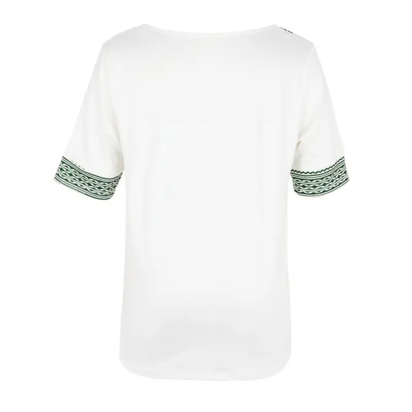 New! White  v-neck Sz M - Picture 7 of 8